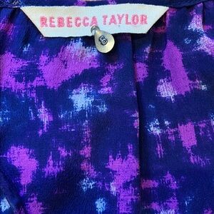 Rebecca Taylor Blue and Purple Blouse